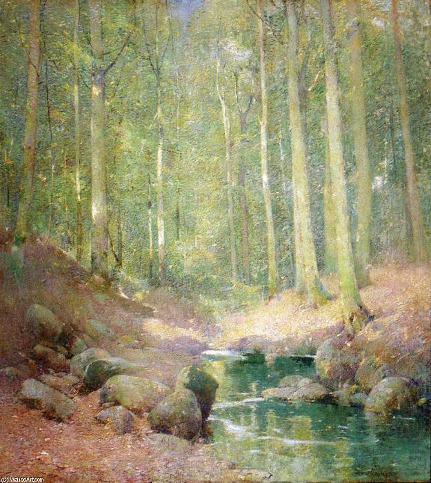 Wikioo.org - The Encyclopedia of Fine Arts - Painting, Artwork by Soren Emil Carlsen - Through the Woods