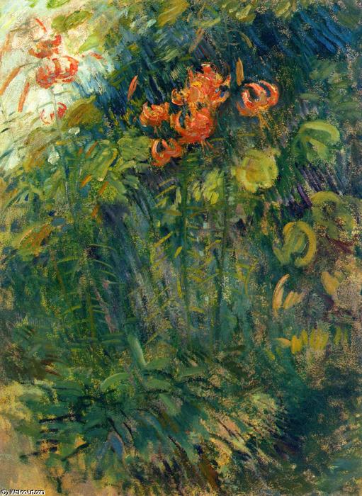 Wikioo.org - The Encyclopedia of Fine Arts - Painting, Artwork by John Henry Twachtman - Tiger Lilies
