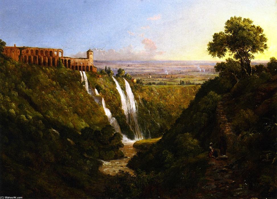 WikiOO.org - Enciklopedija dailės - Tapyba, meno kuriniai Christopher Pearse Cranch - Tivoli, East of Rome