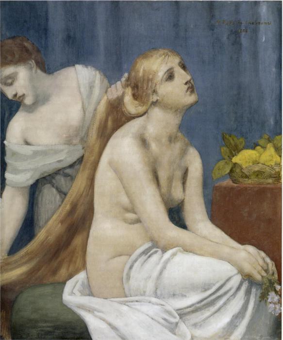 WikiOO.org - Encyclopedia of Fine Arts - Målning, konstverk Pierre Puvis De Chavannes - The Toilette