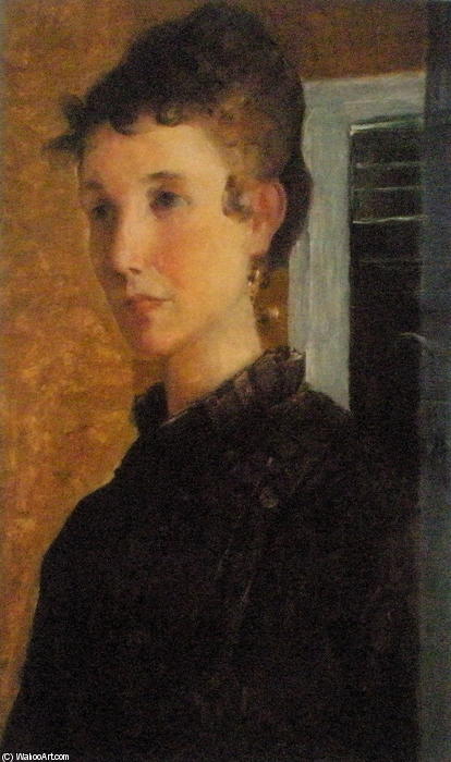 WikiOO.org - Encyclopedia of Fine Arts - Maleri, Artwork Julian Alden Weir - The Tow Girl