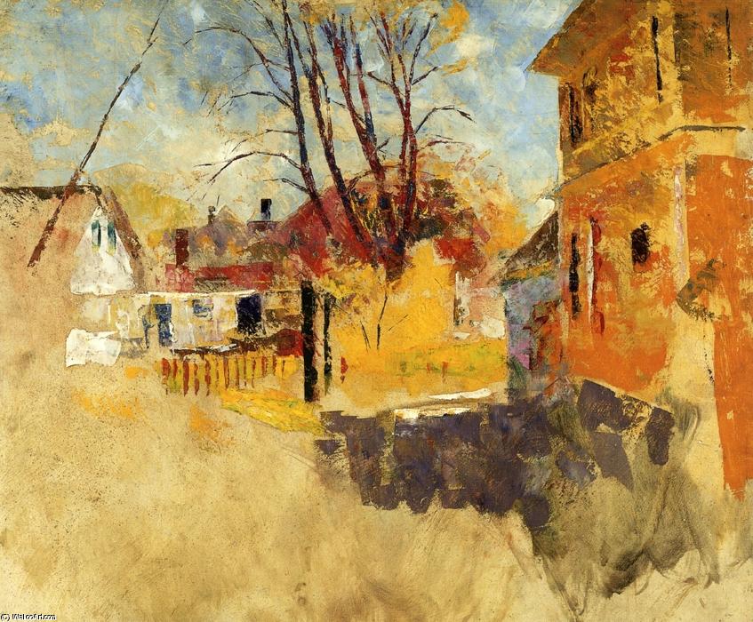 Wikioo.org - Bách khoa toàn thư về mỹ thuật - Vẽ tranh, Tác phẩm nghệ thuật Charles Webster Hawthorne - Town View, Provencetown