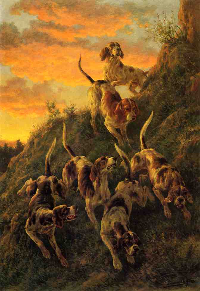 Wikioo.org - The Encyclopedia of Fine Arts - Painting, Artwork by Edmund Henry Osthaus - The Trail of the Cougar