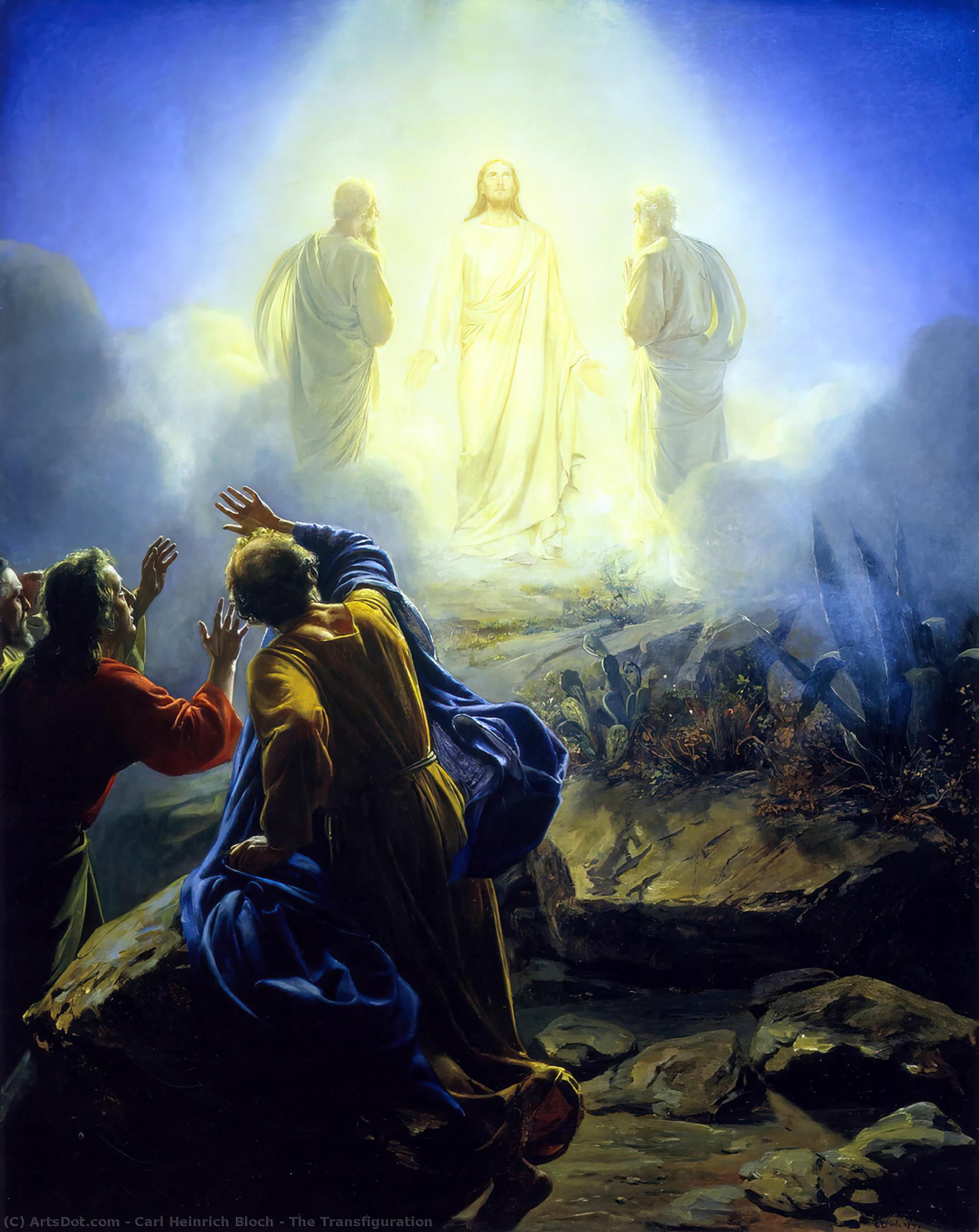 Wikoo.org - موسوعة الفنون الجميلة - اللوحة، العمل الفني Carl Heinrich Bloch - The Transfiguration