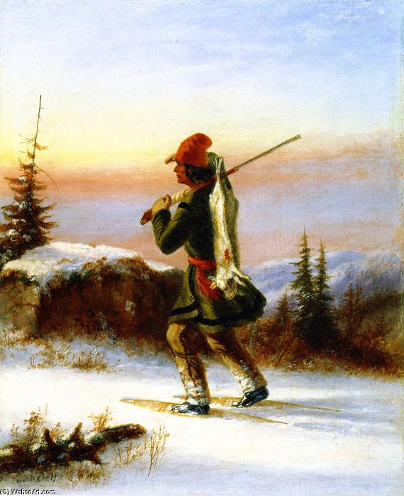 Wikioo.org - The Encyclopedia of Fine Arts - Painting, Artwork by Cornelius David Krieghoff - The Trapper