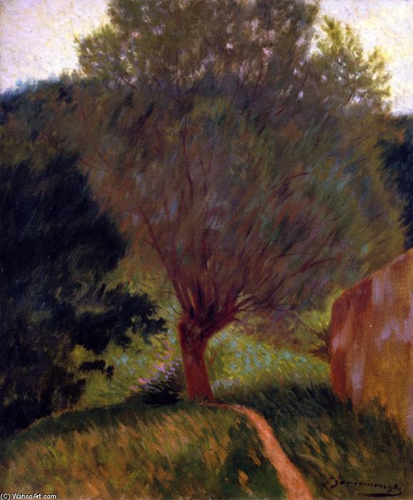 WikiOO.org - Encyclopedia of Fine Arts - Målning, konstverk Federico Zandomeneghi - The Tree
