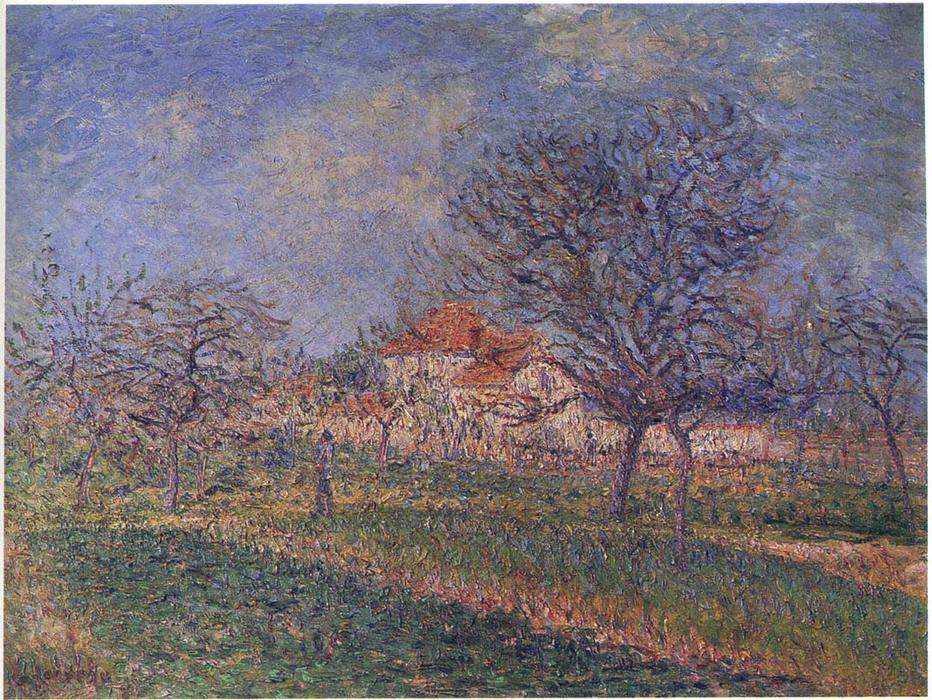 Wikioo.org - สารานุกรมวิจิตรศิลป์ - จิตรกรรม Gustave Loiseau - Trees in Bloom