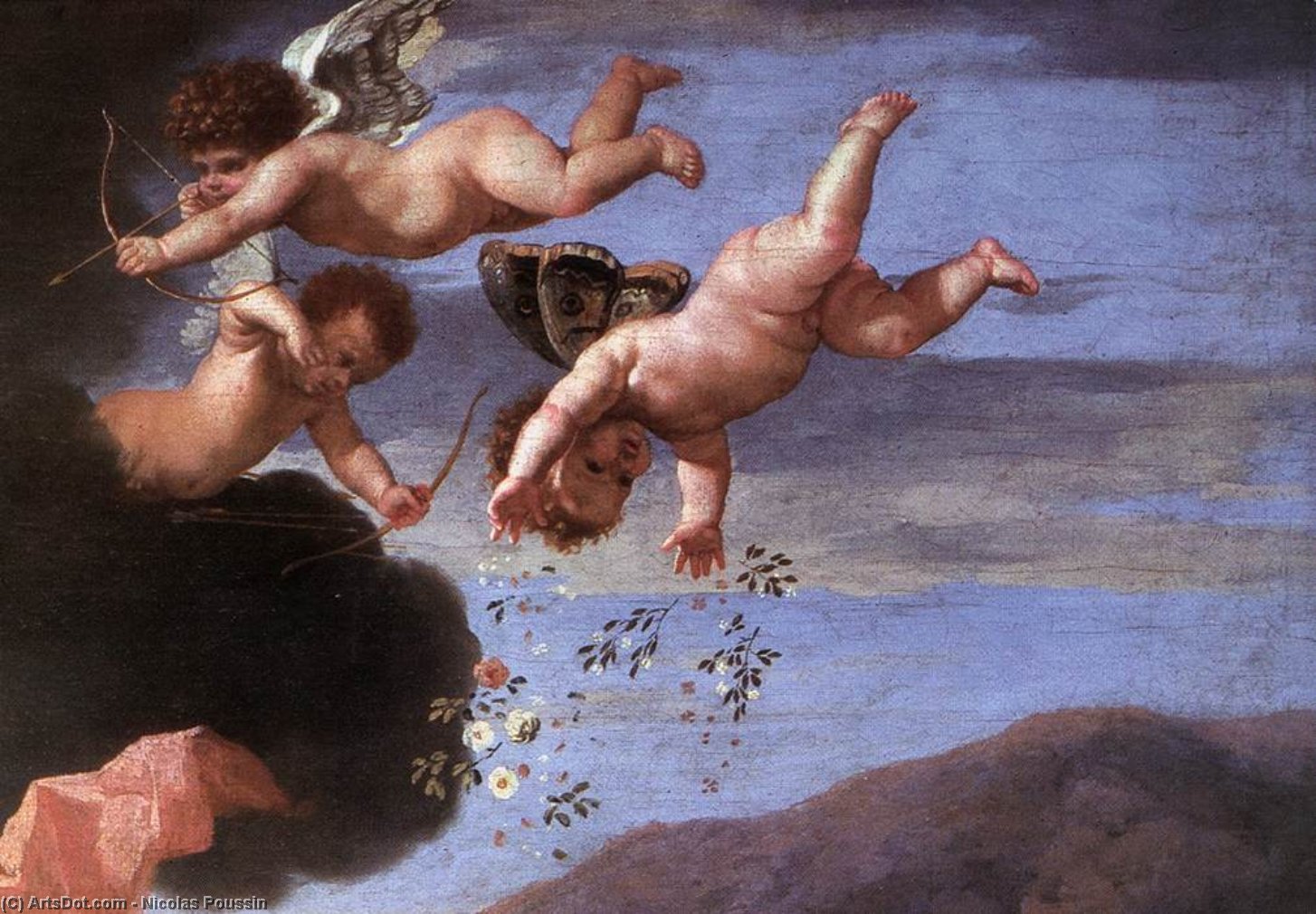 WikiOO.org - Encyclopedia of Fine Arts - Maľba, Artwork Nicolas Poussin - The Triumph of Neptune (detail)