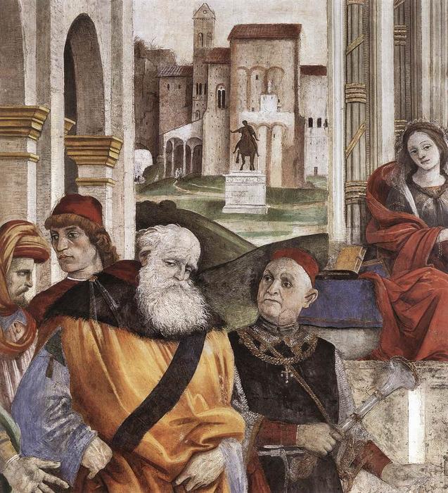 Wikioo.org – L'Enciclopedia delle Belle Arti - Pittura, Opere di Filippino Lippi - Trionfo di san Tommaso d Aquino nel corso degli eretici (particolare)