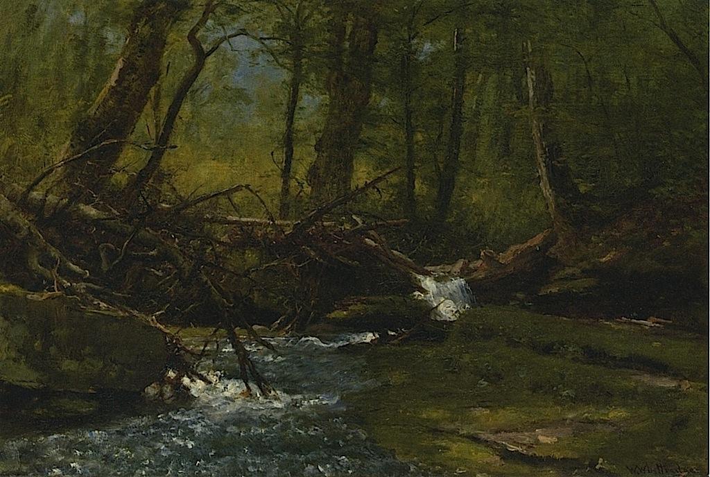 Wikioo.org - The Encyclopedia of Fine Arts - Painting, Artwork by Thomas Worthington Whittredge - Trout Brook