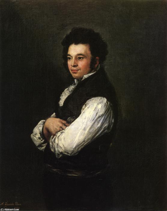 WikiOO.org - Encyclopedia of Fine Arts - Lukisan, Artwork Francisco De Goya - Tubercio Pérez Cuervo