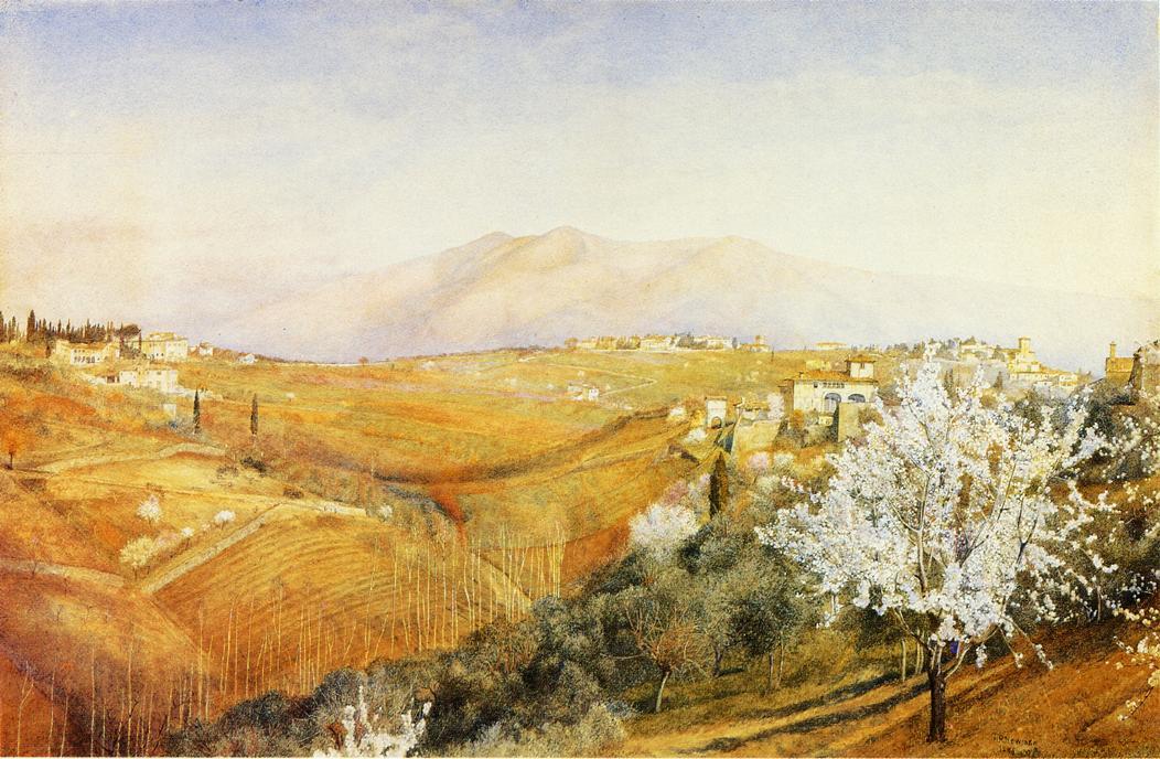 Wikioo.org - The Encyclopedia of Fine Arts - Painting, Artwork by Henry Roderick Newman - Tuscany