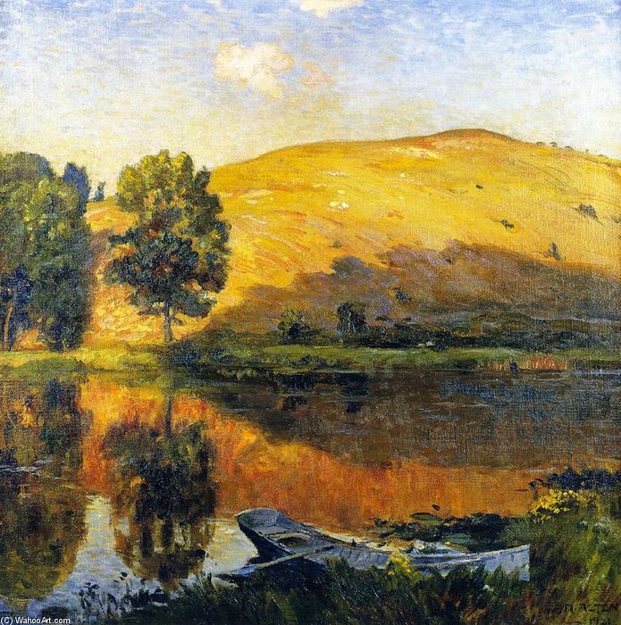 Wikioo.org - The Encyclopedia of Fine Arts - Painting, Artwork by Mathias Joseph Alten - Twin Lakes
