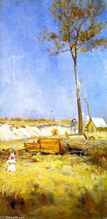 Wikioo.org – L'Enciclopedia delle Belle Arti - Pittura, Opere di Charles Edward Conder - sotto un meridionale sole
