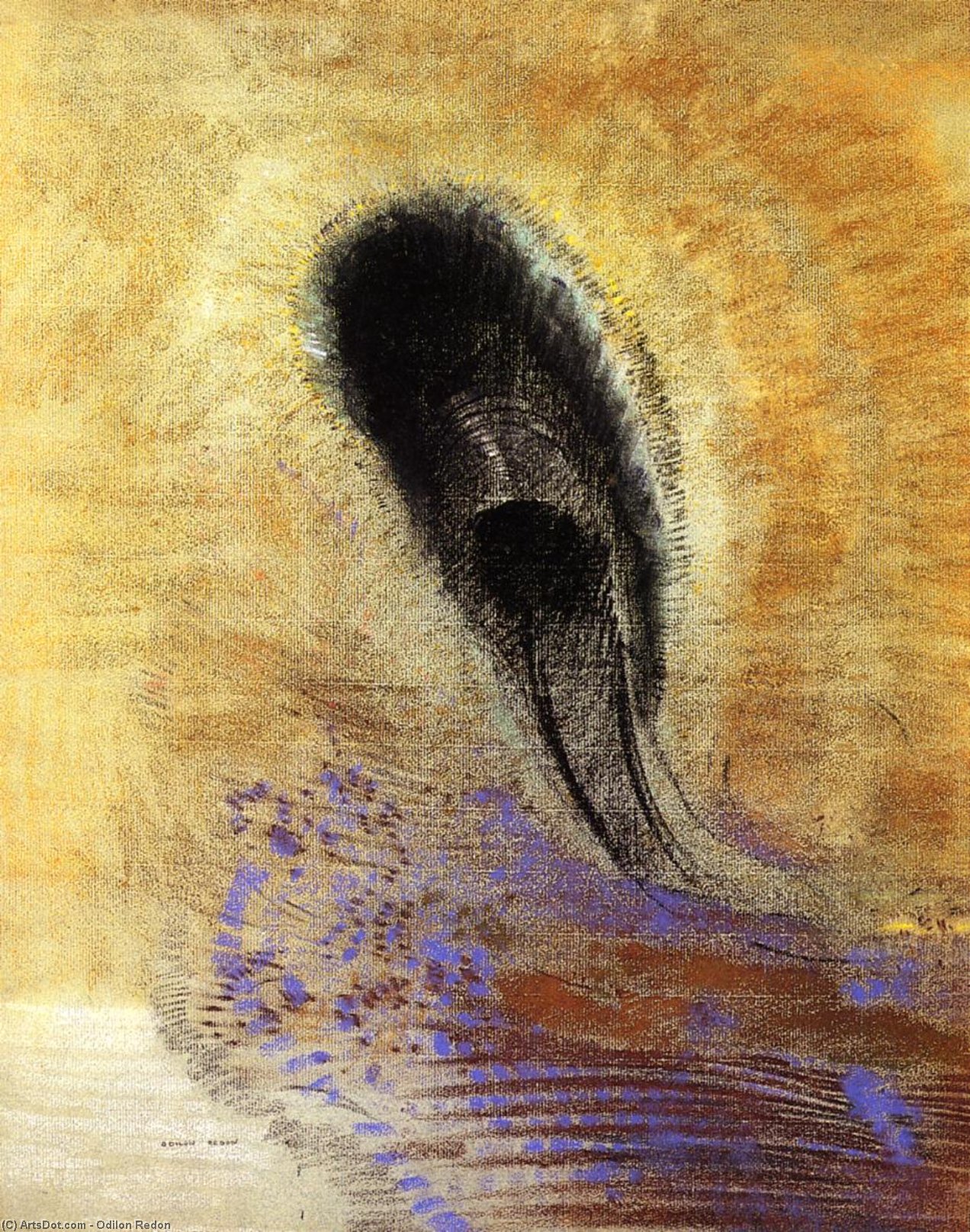 Wikioo.org – La Enciclopedia de las Bellas Artes - Pintura, Obras de arte de Odilon Redon - Visión Submarina