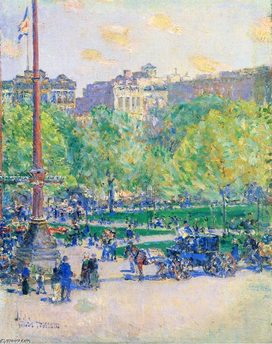 Wikioo.org - The Encyclopedia of Fine Arts - Painting, Artwork by Frederick Childe Hassam - Union Square