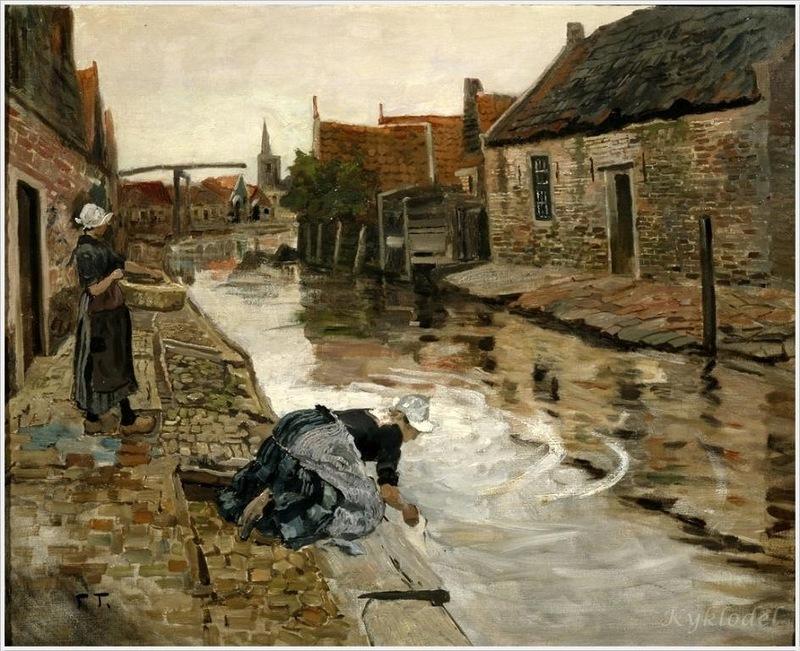 Wikioo.org - The Encyclopedia of Fine Arts - Painting, Artwork by Frits Thaulow - Untitled