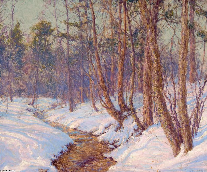 Wikioo.org - The Encyclopedia of Fine Arts - Painting, Artwork by Walter Launt Palmer - Upland Stream, Mohawk Valley
