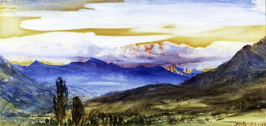 WikiOO.org - Encyclopedia of Fine Arts - Maleri, Artwork John Edward Brett - Val di Cogne, Switzerland