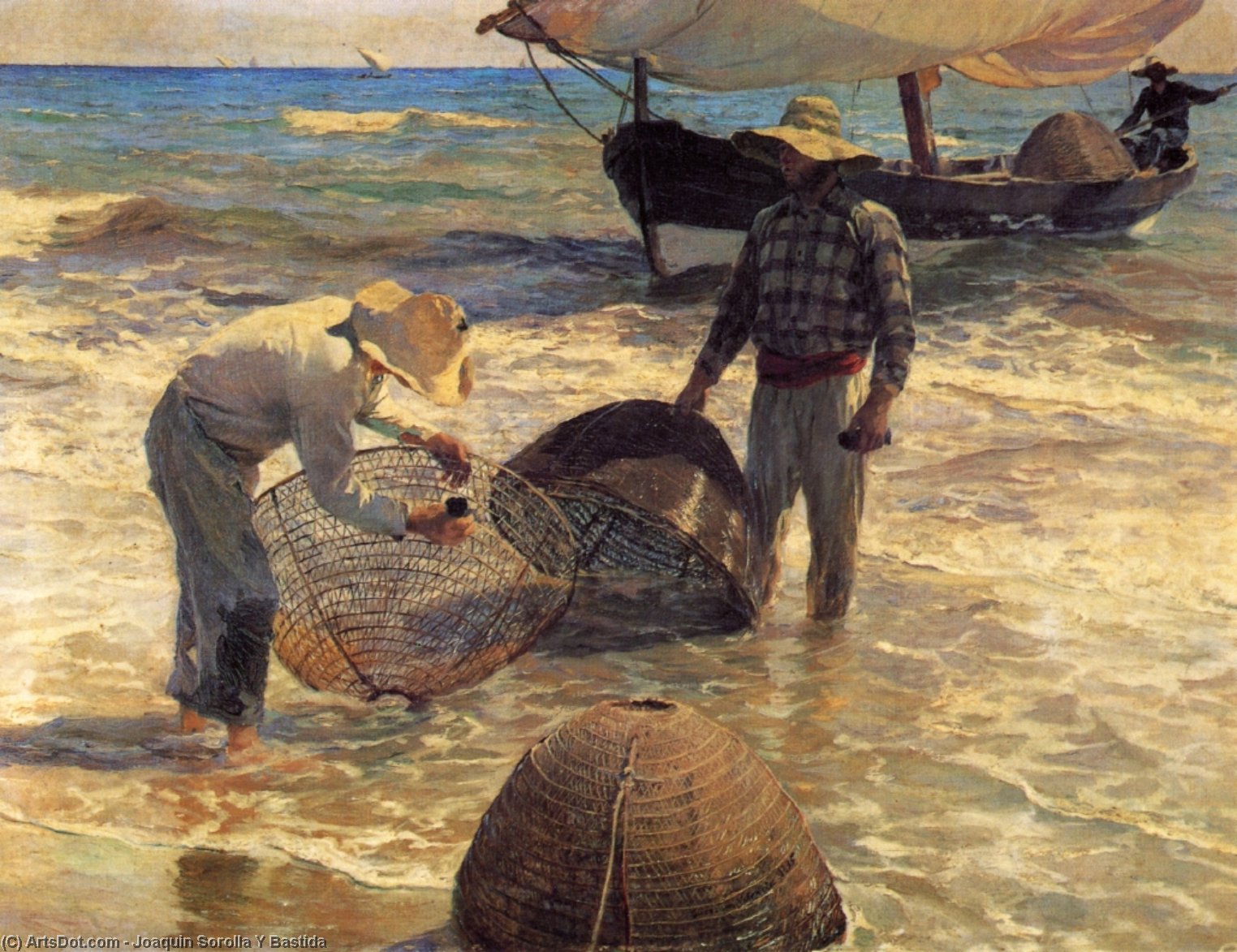 WikiOO.org - Enciclopédia das Belas Artes - Pintura, Arte por Joaquin Sorolla Y Bastida - Valencian Fishermen