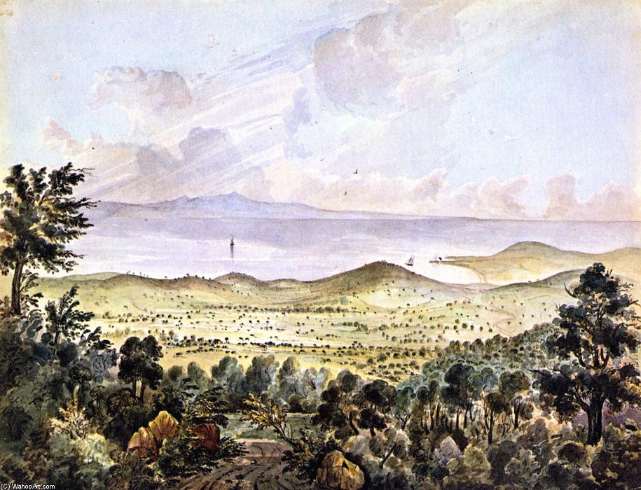 Wikioo.org - The Encyclopedia of Fine Arts - Painting, Artwork by James Madison Alden - Valley of Montecito near Sta. Barbara, California