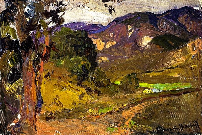 Wikioo.org - The Encyclopedia of Fine Arts - Painting, Artwork by Franz Bischoff - Valley Scene