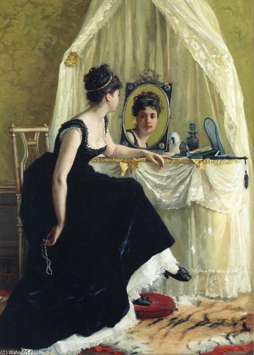 Wikioo.org - The Encyclopedia of Fine Arts - Painting, Artwork by Gustave Leonard De Jonghe - Vanity