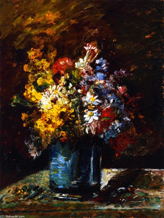 Wikioo.org - The Encyclopedia of Fine Arts - Painting, Artwork by Adolphe Joseph Thomas Monticelli - Various Flowers