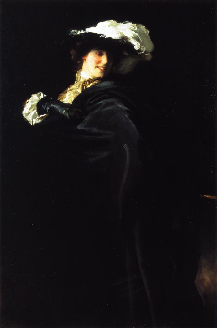 Wikioo.org - The Encyclopedia of Fine Arts - Painting, Artwork by John Singer Sargent - A Vele Gonfie (also known as Ena Wertheimer)