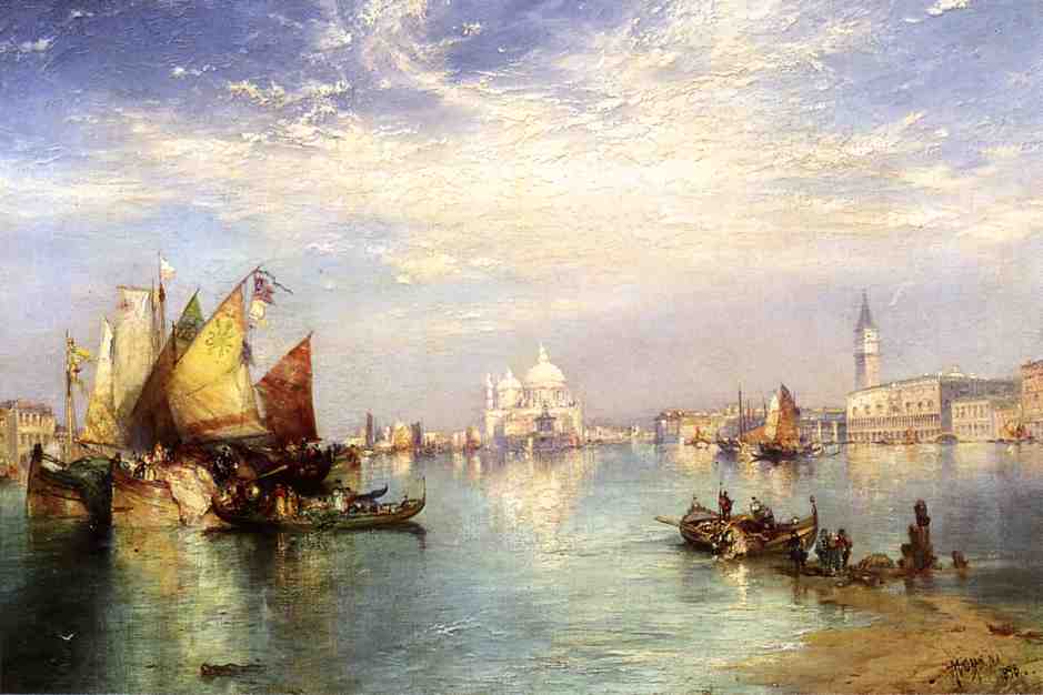 WikiOO.org - אנציקלופדיה לאמנויות יפות - ציור, יצירות אמנות Thomas Moran - Venice