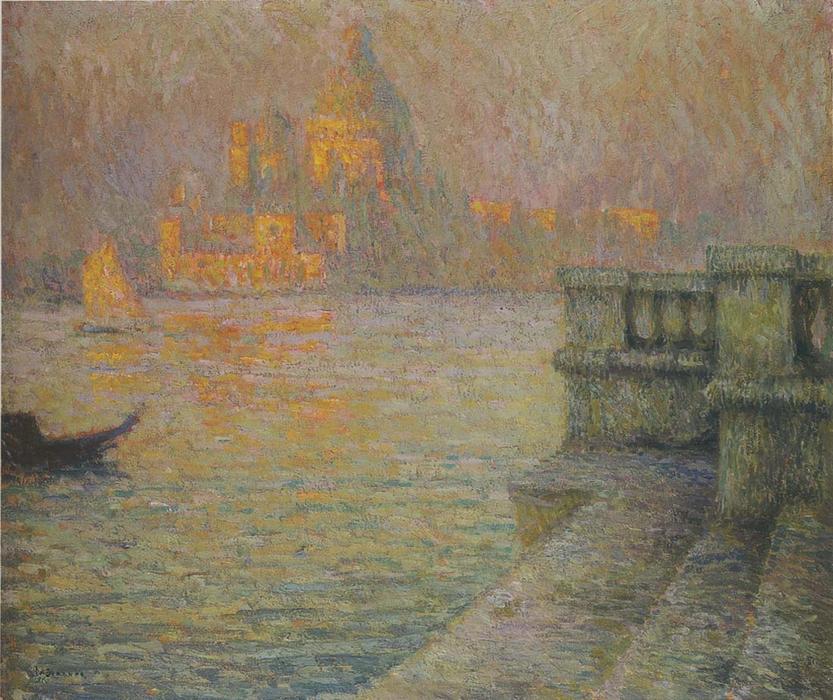 Wikioo.org - The Encyclopedia of Fine Arts - Painting, Artwork by Henri Eugène Augustin Le Sidaner - Venice in the afternoon