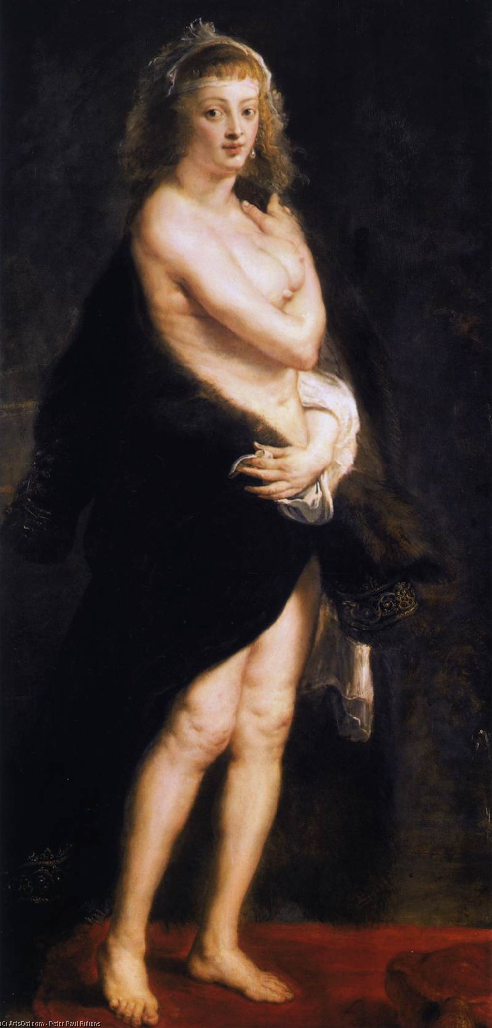 Wikioo.org - สารานุกรมวิจิตรศิลป์ - จิตรกรรม Peter Paul Rubens - Venus in Fur Coat