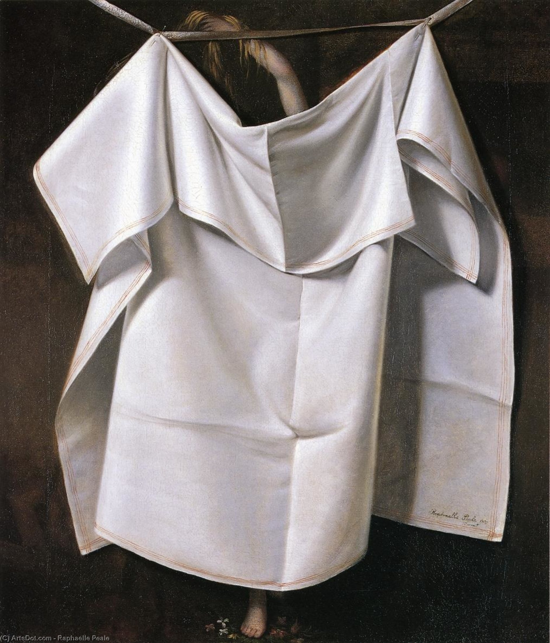 Wikioo.org - The Encyclopedia of Fine Arts - Painting, Artwork by Raphaelle Peale - Venus Rising from the Sea - A Deception (also known as After the Bath)