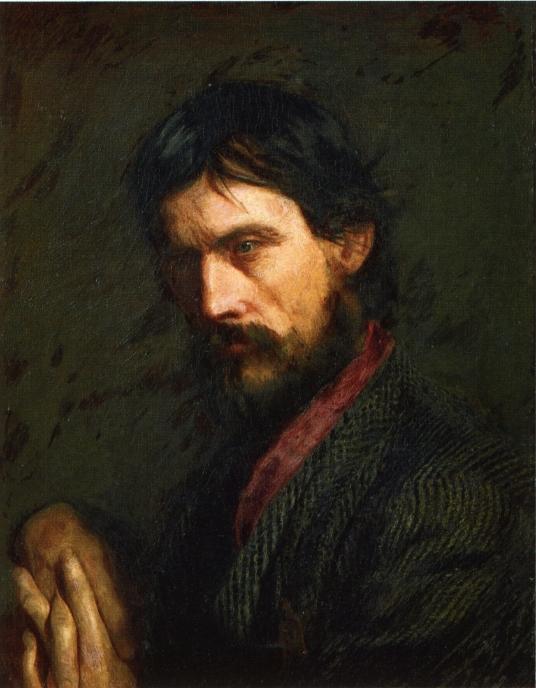 WikiOO.org - Encyclopedia of Fine Arts - Maleri, Artwork Thomas Eakins - The Veteran (also known as Portrait of Geo. Reynolds)