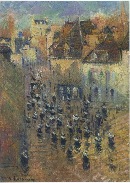 Wikioo.org - The Encyclopedia of Fine Arts - Painting, Artwork by Gustave Loiseau - View at Pont Aven