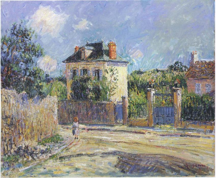 Wikioo.org - The Encyclopedia of Fine Arts - Painting, Artwork by Gustave Loiseau - View at Pontoise