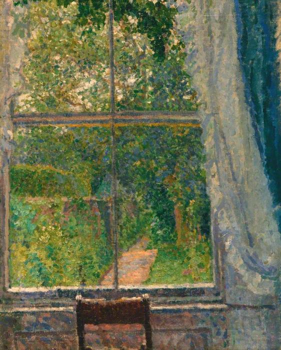 Wikioo.org - The Encyclopedia of Fine Arts - Painting, Artwork by Spencer Frederick Gore - View from a Window