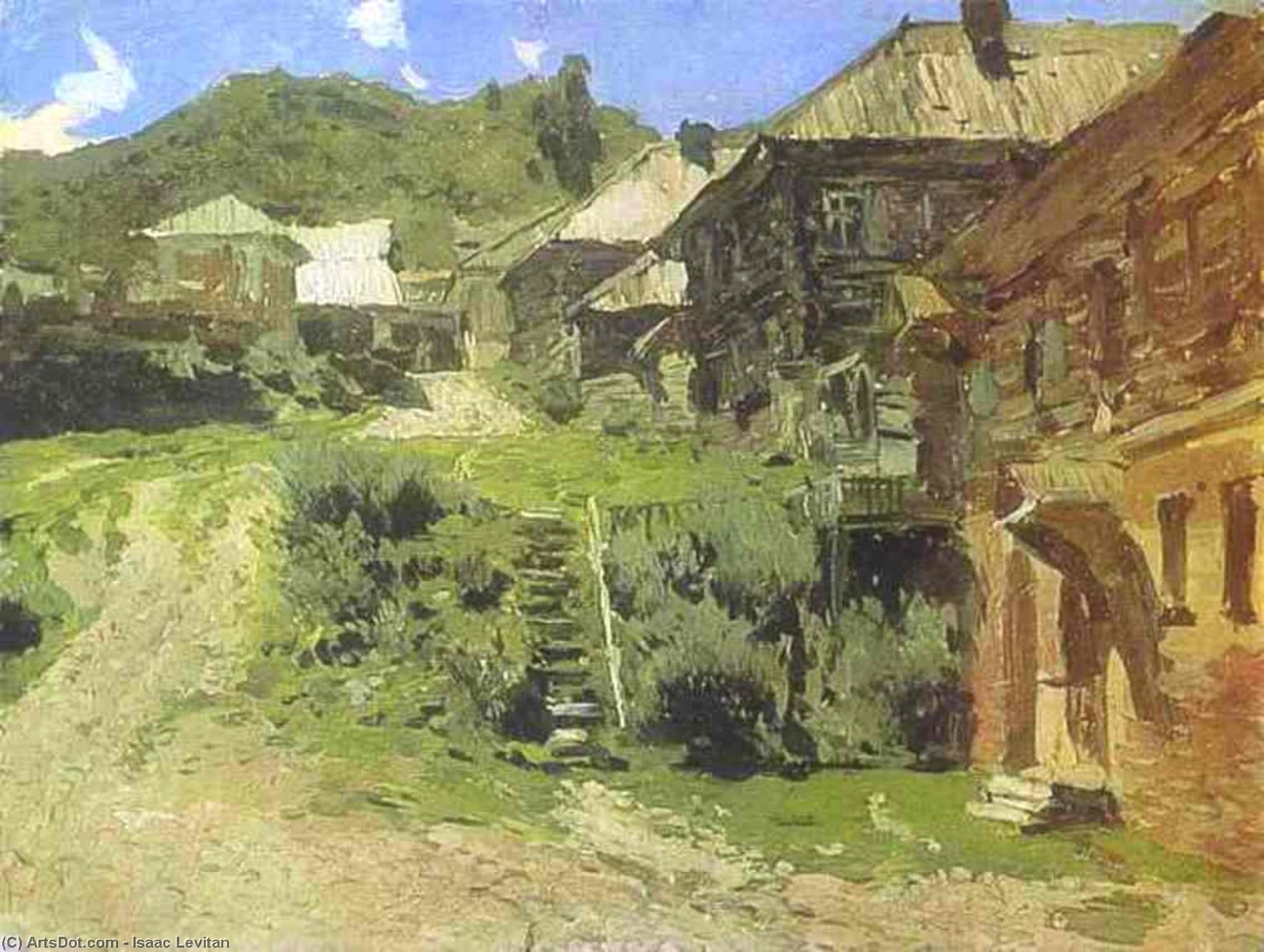 Wikioo.org - The Encyclopedia of Fine Arts - Painting, Artwork by Isaak Ilyich Levitan - View in Plios. Study