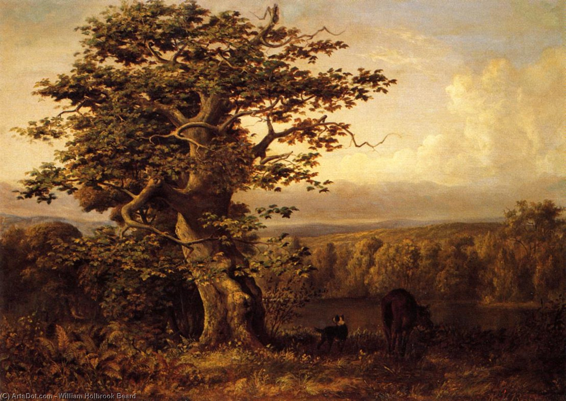 Wikioo.org - The Encyclopedia of Fine Arts - Painting, Artwork by William Holbrook Beard - A View in Virginia