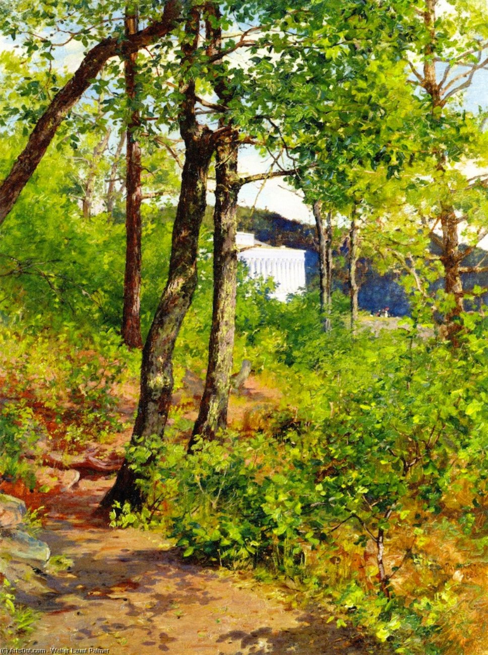 Wikioo.org - The Encyclopedia of Fine Arts - Painting, Artwork by Walter Launt Palmer - View of the Catskill Mountain House