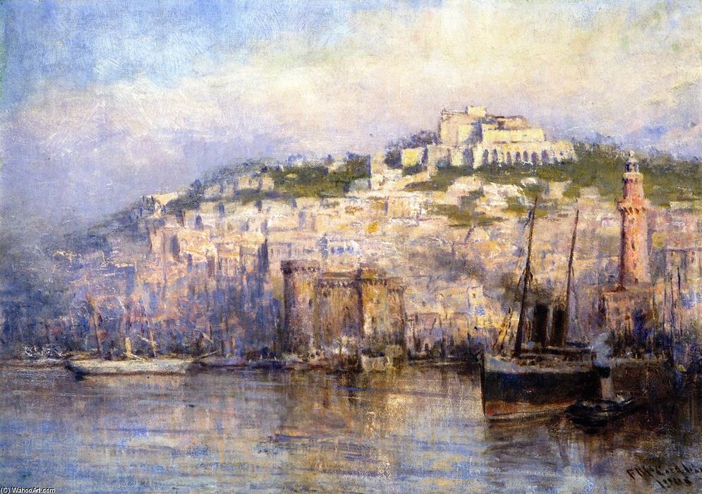 Wikioo.org - The Encyclopedia of Fine Arts - Painting, Artwork by Frederick Mccubbin - View of Naples (also known as Castle St. Elmo)