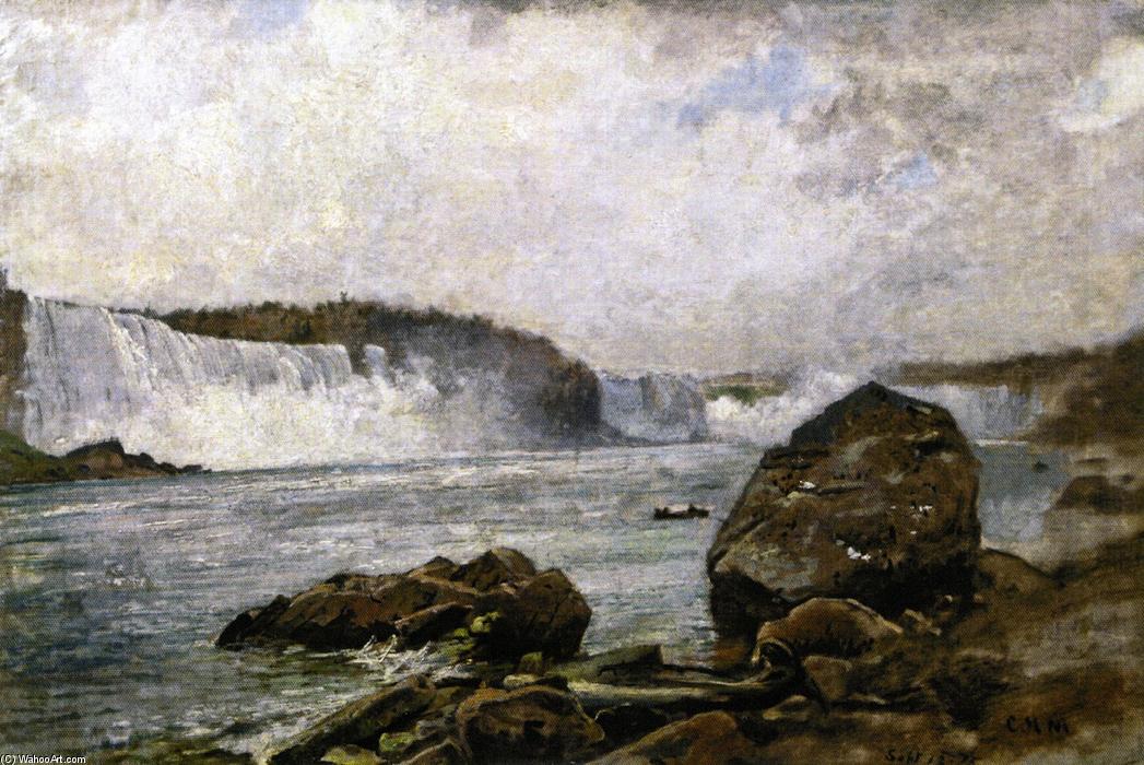 Wikioo.org - The Encyclopedia of Fine Arts - Painting, Artwork by Charles Henry Miller - A View of Niagara Falls