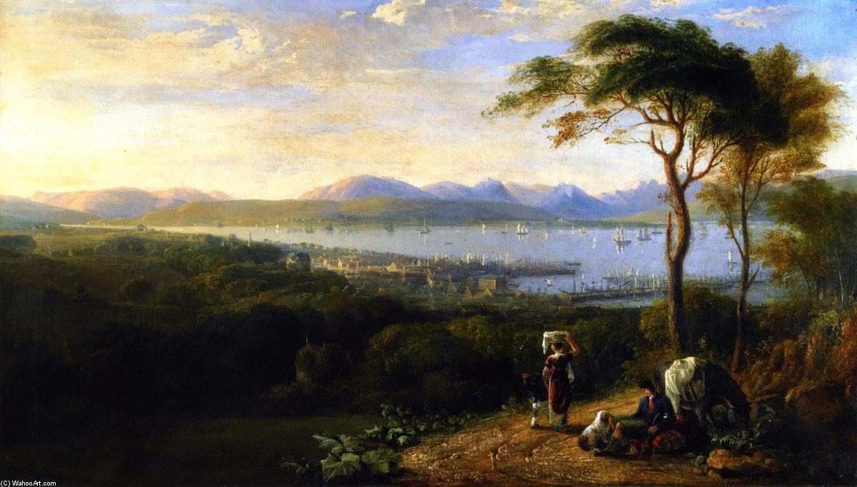 WikiOO.org - Encyclopedia of Fine Arts - Maalaus, taideteos John Glover - A View of Oban