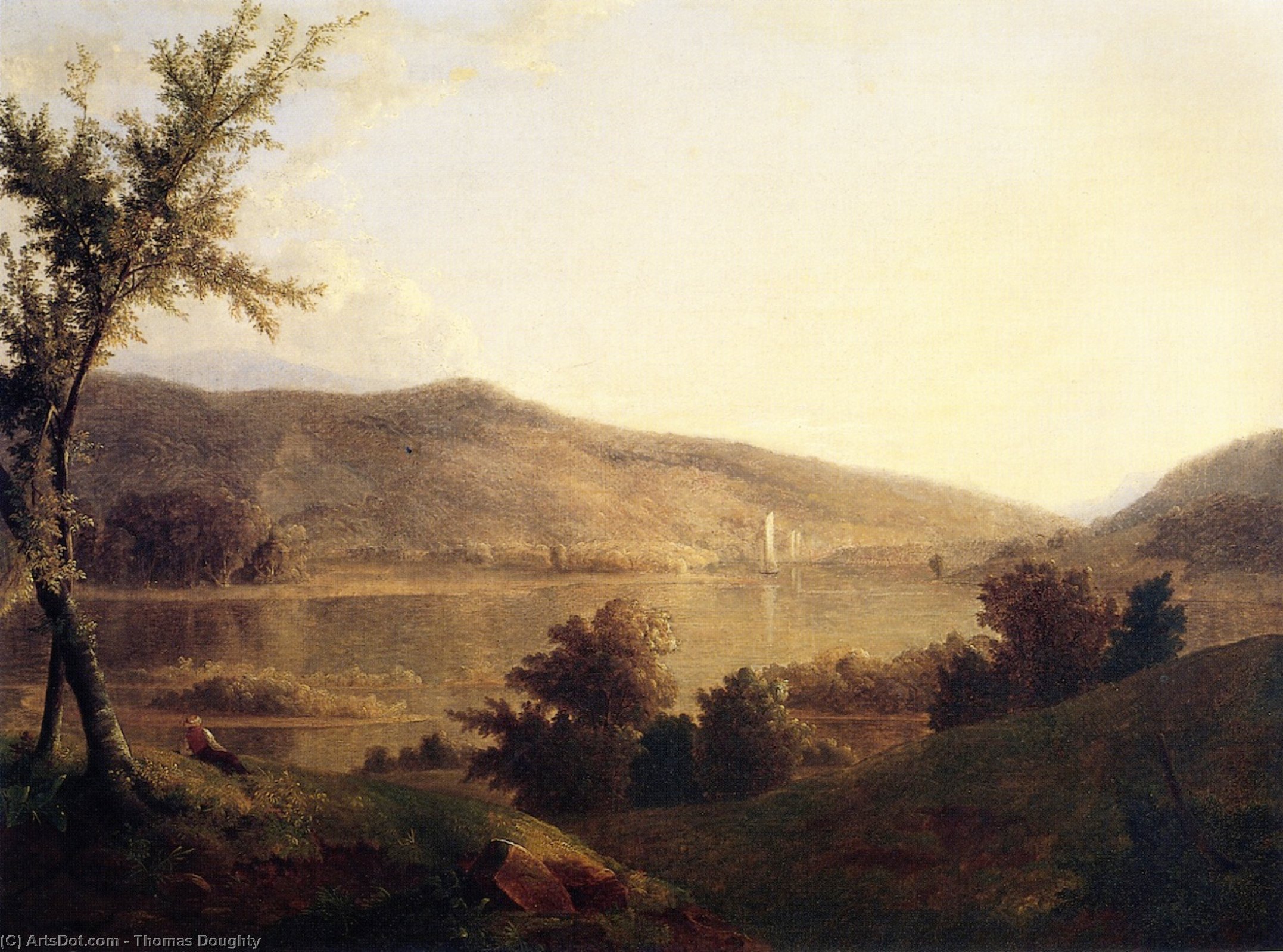 WikiOO.org - Encyclopedia of Fine Arts - Maľba, Artwork Thomas Doughty - View of the Susquehanna