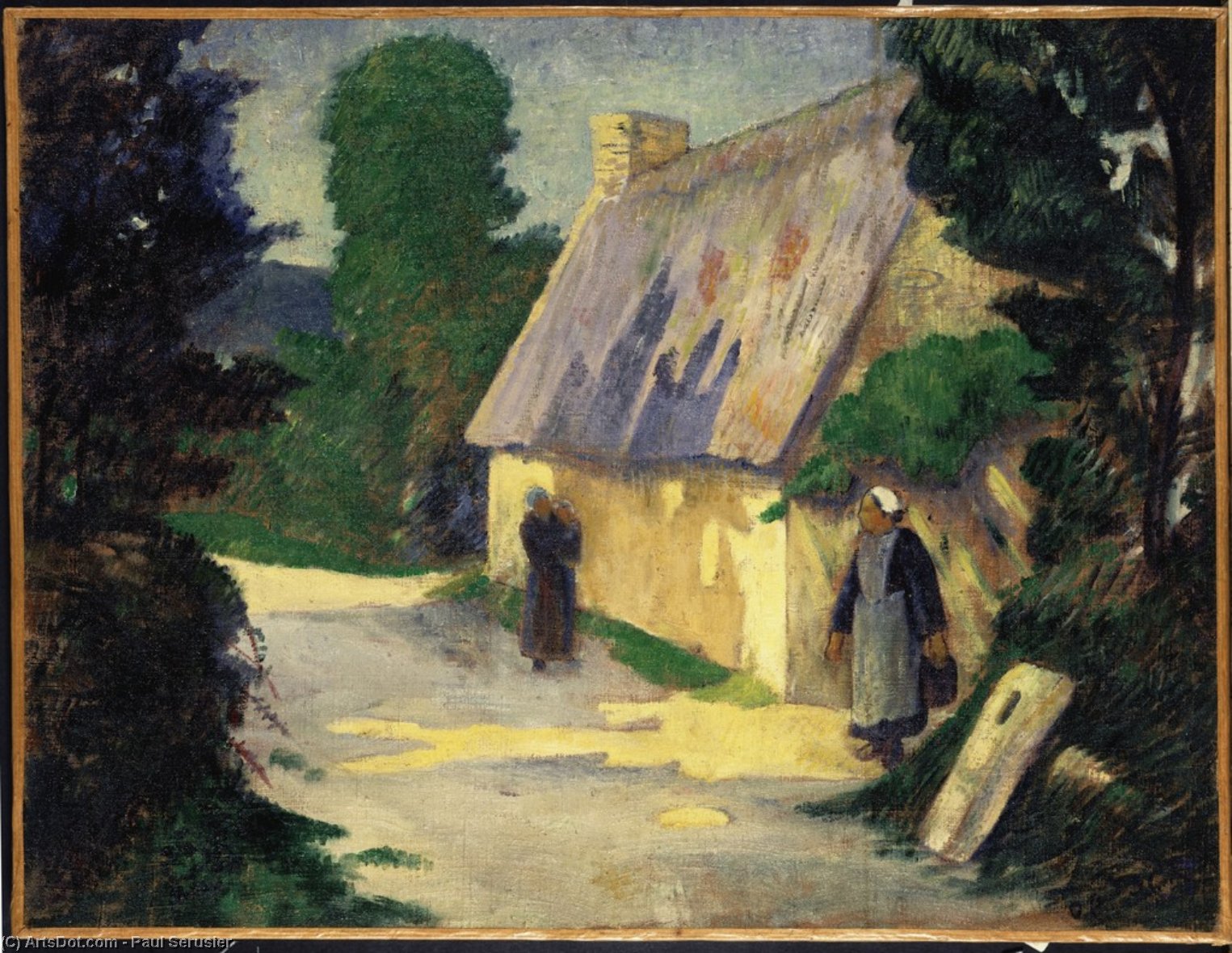 Wikioo.org - The Encyclopedia of Fine Arts - Painting, Artwork by Paul Serusier - The Village Path