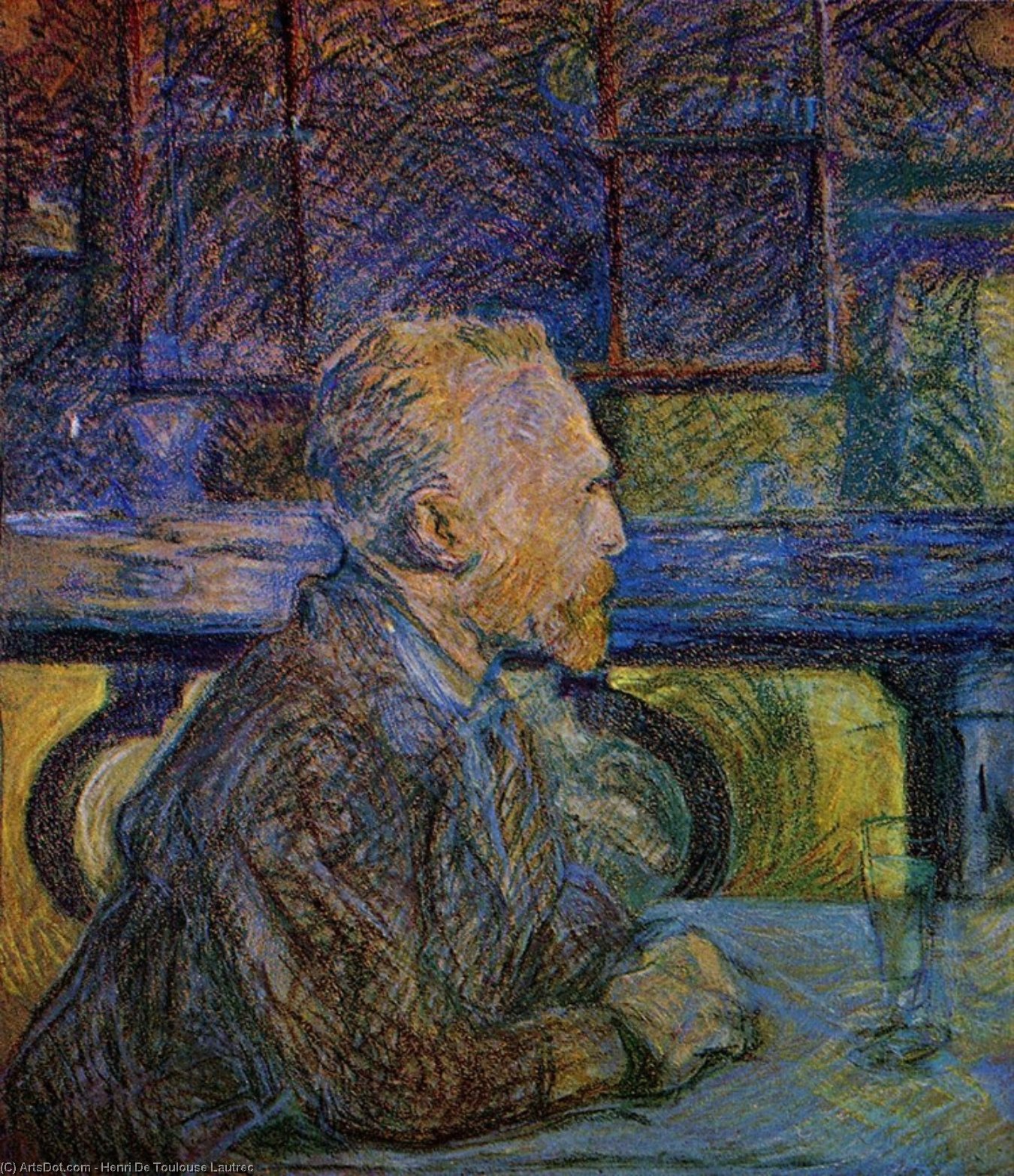 Wikioo.org - The Encyclopedia of Fine Arts - Painting, Artwork by Henri De Toulouse Lautrec - Vincent van Gogh