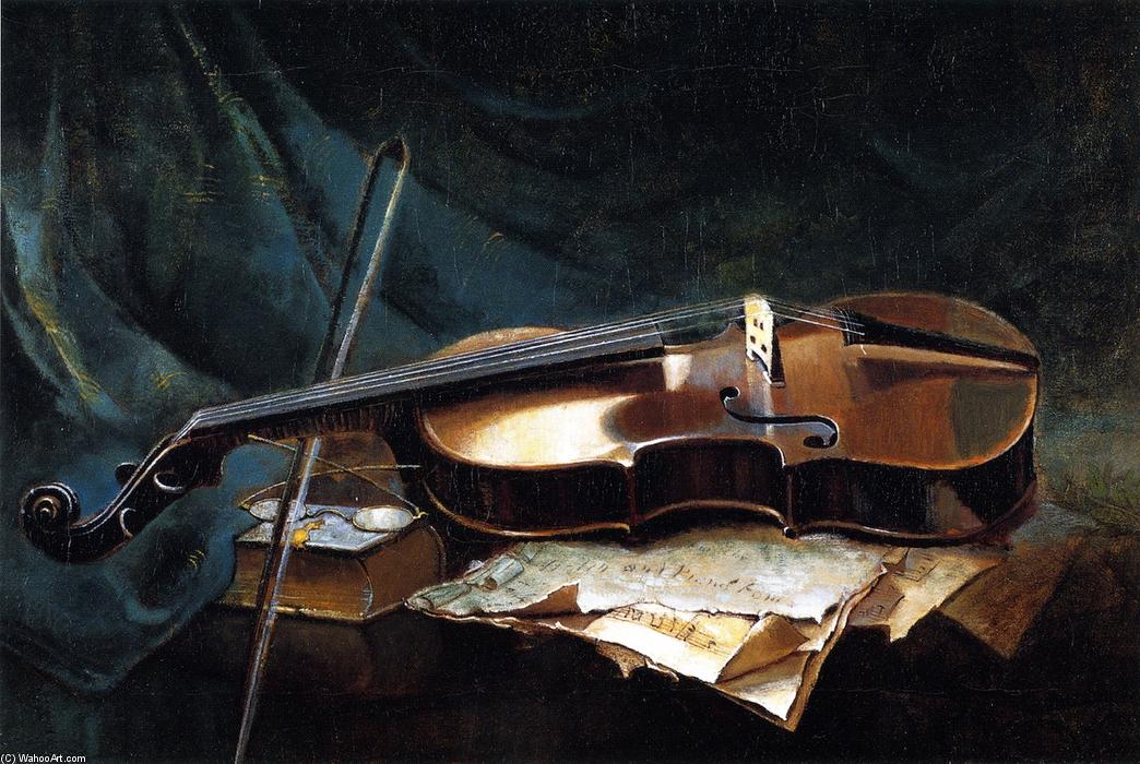 Wikioo.org - The Encyclopedia of Fine Arts - Painting, Artwork by Edwin Deakin - The Violin
