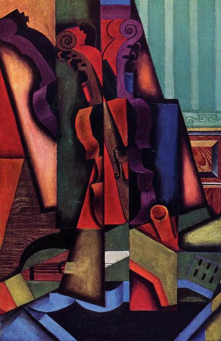 Wikioo.org - The Encyclopedia of Fine Arts - Painting, Artwork by Juan Gris - Violin and Guitar