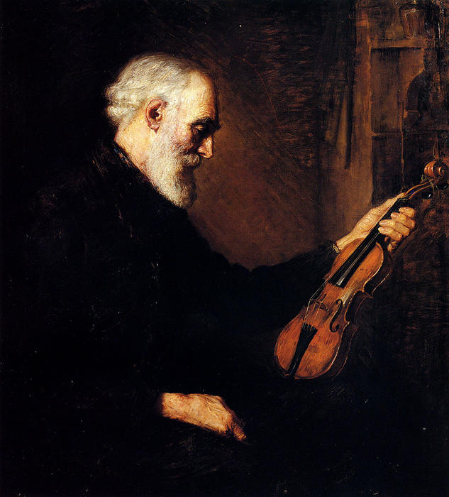 Wikioo.org - The Encyclopedia of Fine Arts - Painting, Artwork by Stanhope Alexander Forbes - The Violinist