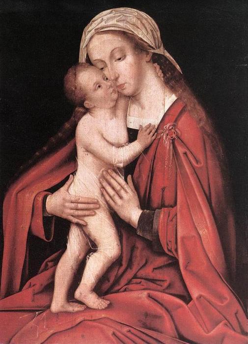 Wikioo.org - The Encyclopedia of Fine Arts - Painting, Artwork by Hans Holbein The Elder - Virgin and Child